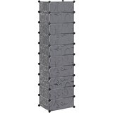  Organizator za Obuću s 10 Odjeljaka Crni | shoptok.hr