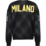 19V69 ITALIA Majica 'Omero' rumena / češnjevo rdeča / črna / bela | Shoptok.si