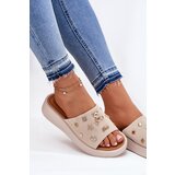 VINCEZA Women's Suede Slippers With Pins | shoptok.hr
