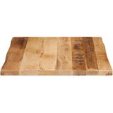 Stolna ploča sa živi rub 60x60x2,5 cm masivno grubo drvo manga | shoptok.hr