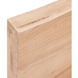  Kupaonska radna ploča svjetlosmeđa 100x40x(2-6) cm masivno drvo | shoptok.hr