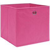 vidaXL Kutije za pohranu od netkane tkanine 4 kom 28 x 28 x 28 cm roze | shoptok.hr