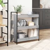  Kuhinjska kolica siva boja hrasta 70x30x82 cm konstruirano drvo | Eponuda.com
