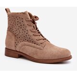 Kesi S.Barski Women's patterned ankle boots, beige | shoptok.hr