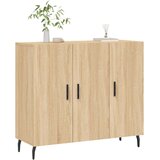 vidaXL Komoda boja hrasta sonome 90x34x80 cm od konstruiranog drva | shoptok.hr