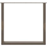  Noge za blagovaonski stol U-oblik 3 kom Prirodni čelik 90 x (72-73) cm Čelik | shoptok.hr