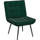  Stolica za opuštanje tamno zelena 64x74x84 cm baršun | shoptok.hr
