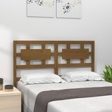  Uzglavlje za krevet boja meda 205,5x4x100 cm masivna borovina | shoptok.hr