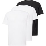KnowledgeCotton Apparel Majica crna / bijela | shoptok.hr