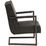 MID.YOU FOTELJ, antracit kovina, tekstil | Shoptok.si