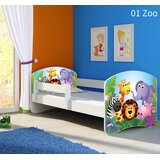  Dječji krevet ACMA s motivom, bočna bijela 160x80 cm 01 Zoo | shoptok.hr