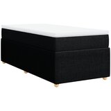 Maison Chic Box spring postelja - Vzmetna postelja z vzmetnico črna 90x200 cm blago SL10426, (21885824) Cene