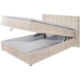 Time POSTELJA Z VZMETNICO 200 cm x 160 cm , les, tekstil bež | Shoptok.si