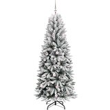 vidaXL Umestno božično drevo med 300 LED Bela 78 x 78 x 210 cm | Shoptok.si