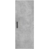  Visoka komoda siva betona 34 5x34x180 cm od konstruiranog drva | shoptok.hr