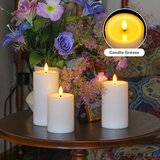 YEELIDA Komplet 4 vodoodpornih LED sveč z daljincem | Shoptok.si