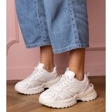 Gemre White sporty sneakers with thick soles Lirana Cijene