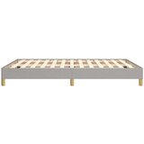  Za krevet svjetlosivi 140 x 190 cm od tkanine | shoptok.hr