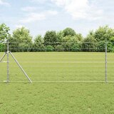vidaXL polje ograje 1x50 m cinkovano jeklo Cene