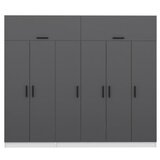 Hanah home Ormar Kale-5239, 270x255x52 cm, Antracit | Eponuda.ba