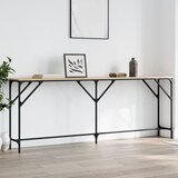  The Living Store Konzolna mizica sonoma hrast 200x29x75 cm inženirski les - Konzolna Mizica, (21522686) Cene
