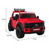 Ramiz Xxl otroški avto Ford super Duty 12V Rdeča | Shoptok.si