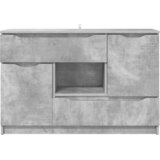  Kreveta Betonski sivi 100 x 30 x 65,6 Konstruirano drvo | Eponuda.com