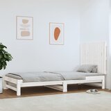  Zidno uzglavlje bijelo 82,5x3x60 cm od masivne borovine | shoptok.hr