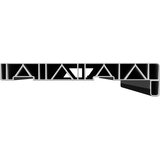  Prozorska klupčica Crno s drvenim uzorkom 100 x 25 x 4,5 cm PVC | shoptok.hr