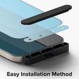 Ringke Cover Display ID Glass kaljeno staklo za iPhone 15 Pro -crno | shoptok.hr