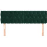  Uzglavlja tamnozelena 144x7x78/88 cm baršunasta | shoptok.hr