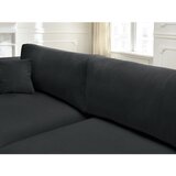 Bobochic Paris Crna sklopiva/s prostorom za odlaganje sofa 265 cm Ezechiel – | shoptok.hr