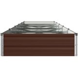  Povišeni vrtni krevet Smeđa 400 x 80 x 24 cm | shoptok.hr