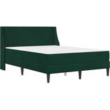  Okvir kreveta s madracem Tamnozelena 140 x 190 cm Baršun | shoptok.hr