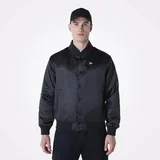 muška jakna essential black satin bomber jacket