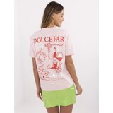 Sublevel T-shirt-D12022M02738A-light pink | Shoptok.si