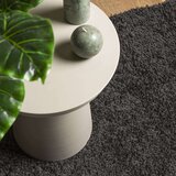  Čupavi moderni tepih s visokim vlaknima antracit 80 x 250 cm | shoptok.hr