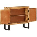  Komoda 80 x 30 x 71 cm od masivnog grubog drva manga i metala | shoptok.hr
