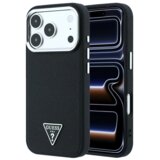 SAS CG MOBILE Maska Guess Grained Triangle Logo MagSafe za iPhone 17 Pro Max/ 18 Pro Max crna | Eponuda.com
