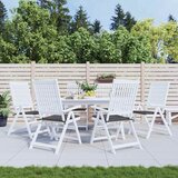  Jastuci za vrtne stolice 6 kom antracit 50x50x4 cm od tkanine | shoptok.hr