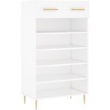 Maison Chic Omarica za obutev - Kopa za čevlje bela 60x35x105 cm inženirski les, (21778292) Cene