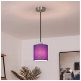 Brilagi LED luster na sajli NUBILA 1xE27/60W/230V prečnik 14 cm crna/ljubičasta | Eponuda.com