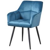 Lesnina-XXXL stol clair, modra, črna | Shoptok.si