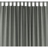  Curtain MILANA color gray style classic 10cm tab tops chenille 220x270 HOMEDE Cijene