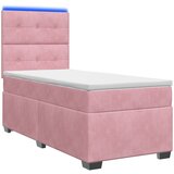  Boxspring krevet s madracem Ružičasta 100 x 200 cm Baršun | shoptok.hr