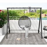  Gugalna konstrukcija od metala s 5 vješalica, gugalica stalak, dim. 210 x 115 x 175 cm | shoptok.hr