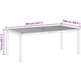  7-dijelni vrtni blagovaonski set sivi | shoptok.hr