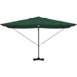 vidaXL Zeleni suncobran s cantileverom Zeleni Poliester, Metal Velik | shoptok.hr