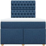  Krevet s oprugama i madracem plavi 120 x 190 cm od tkanine | shoptok.hr
