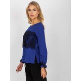 LAKERTA Blouse-LK-BZ-506877.15X-cobalt | Shoptok.si